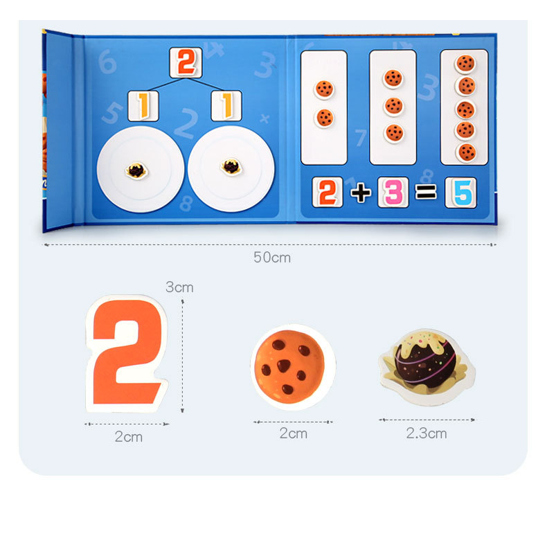Đồ chơi Học Liệu Sách Gấp Nam Châm Cộng Trừ Phạm Vi 10 -20 Thú Vị Cho Bé Toán Học Mẫu Giáo Giáo Cụ Montessori Baby Chíu