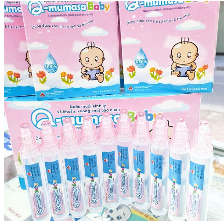 Q-mumasa baby - Nước muối sinh lý vô khuẩn cho bé