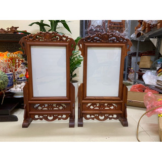khung  ảnh thờ 20x30 gỗ hương