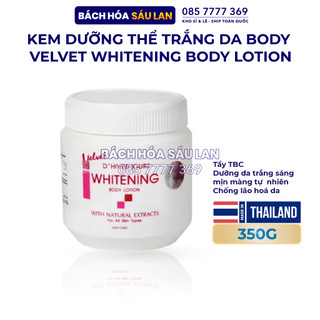 Kem dưỡng thể trắng da body velvet whitening body lotion 350g