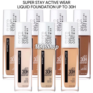 [Bản Mỹ] Kem Nền Dạng Lỏng Maybelline Super Stay Active Wear Liquid Foundation Up To 30H 30ml