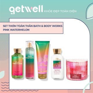 PINK WATERMELON | Sản Phẩm Tắm, Dưỡng, Xịt Thơm Toàn Thân Nến thơm phòng Bath & Body Works