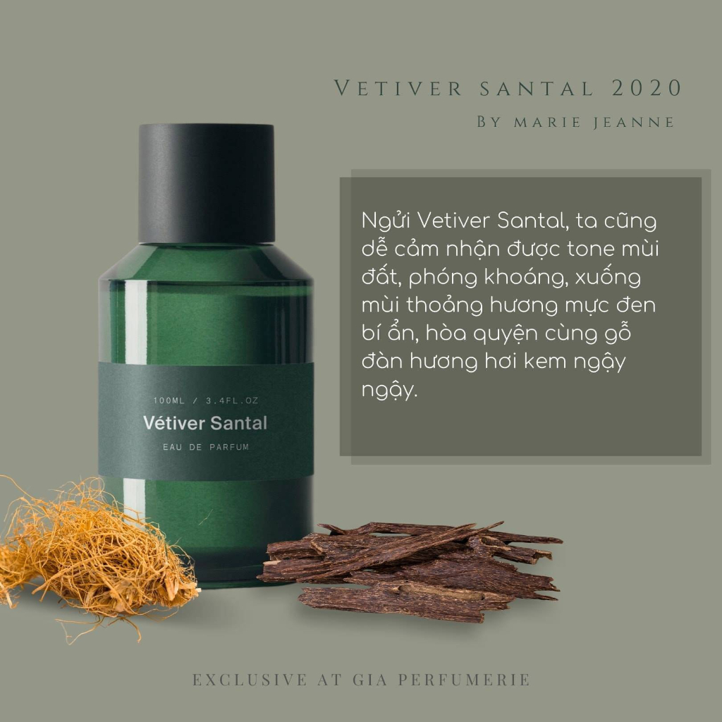 Nước Hoa Marie Jeanne Vetiver Santal EDP 5ml/10ml/20ml