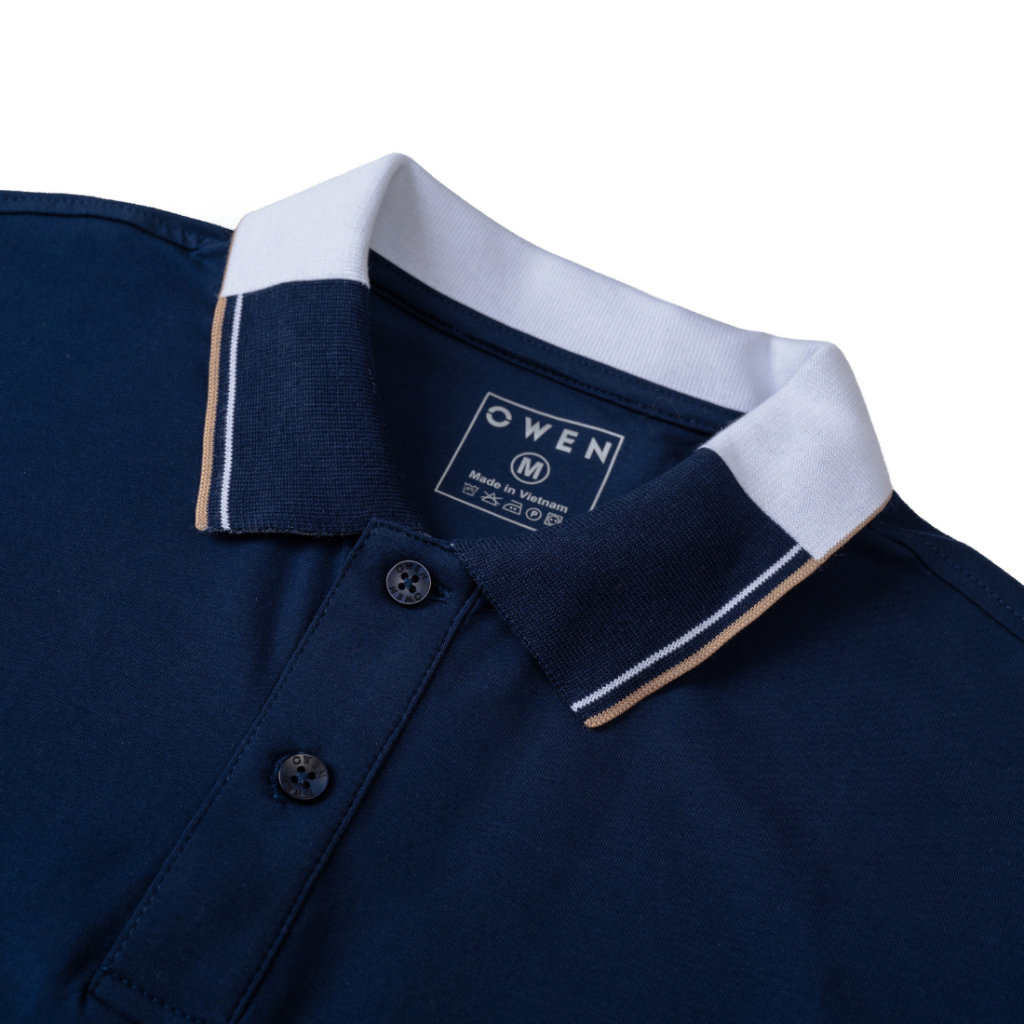 Áo polo nam Owen cao cấp co giãn chất vải cotton thấm hút mồ hôi form slim nhẹ mặc vừa vặn năng động trẻ trung