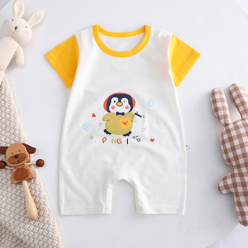 Bodysuit mùa hè ngắn cho bé sơ sinh từ 3-13kg, hàng Quảng Châu cao cấp - BD83