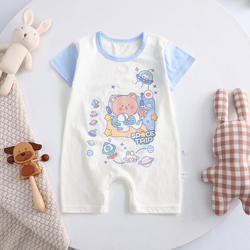 Bodysuit mùa hè ngắn cho bé sơ sinh từ 3-13kg, hàng Quảng Châu cao cấp - BD83