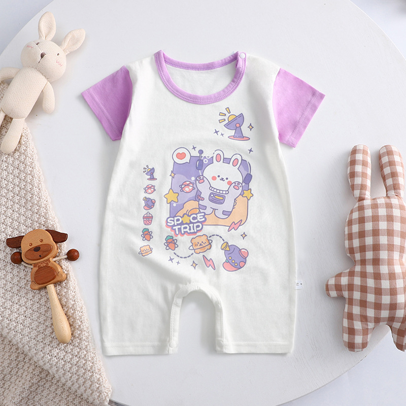 Bodysuit mùa hè ngắn cho bé sơ sinh từ 3-13kg, hàng Quảng Châu cao cấp - BD83