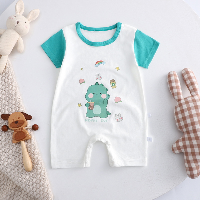 Bodysuit mùa hè ngắn cho bé sơ sinh từ 3-13kg, hàng Quảng Châu cao cấp - BD83