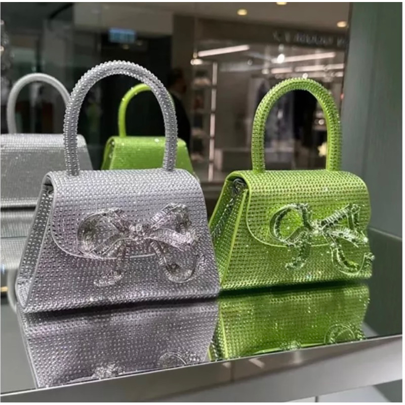 ORDER 💕 Túi xách đính đá nơ nhũ mini size