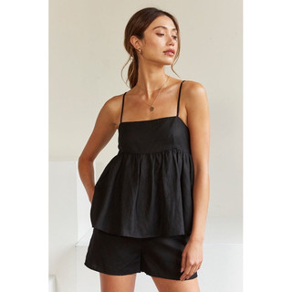 Set shorts áo dây cột nơ sau🎀