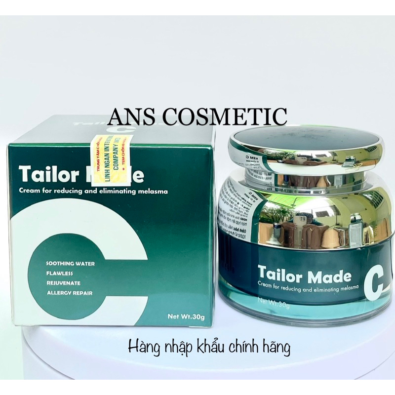 Kem sạch nám Tailor Made C 35gr xanh lá mới (Dimanlaier - Hồng Kông)