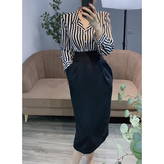 Chân váy công sở VERO midi xếp li