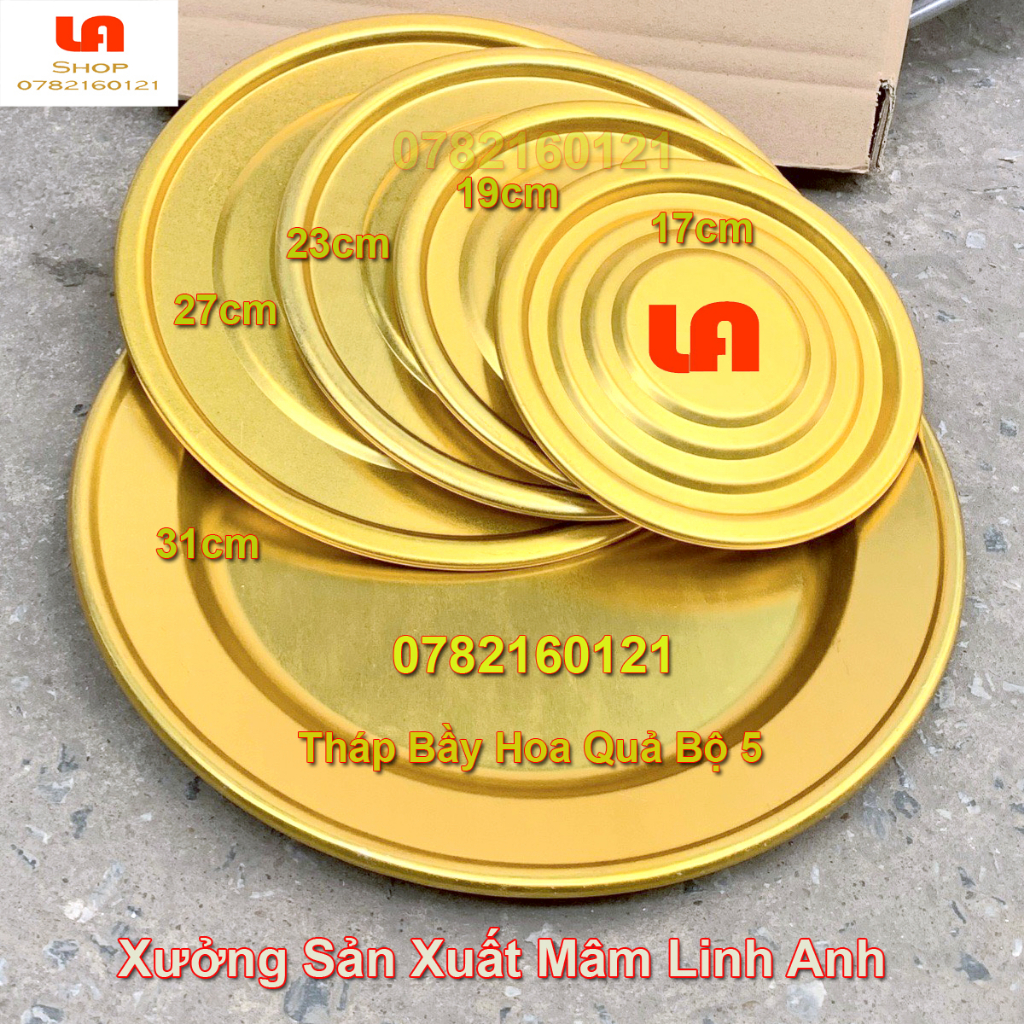 Tháp ngũ phúc, tháp hoa quả bây  mâm xôi , đĩa bầy hoa quả, trang trí bàn thờ, đĩa bầy bàn thờ, đồ thờ cúng, đồ bày điện