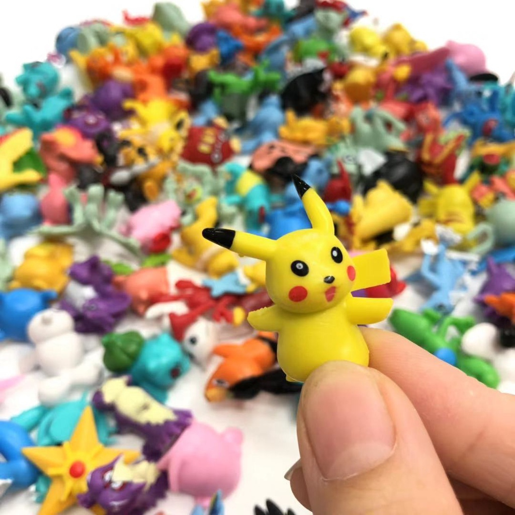 Mô Hình PokeMon, Bộ 144 Pokemon khác nhau, Ngâu Nhiên 1 Nhân Vật -Pokémon