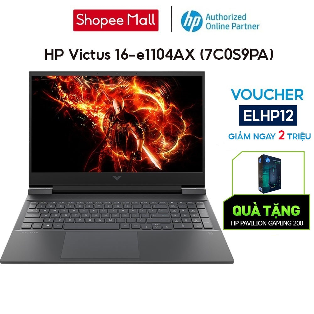 Laptop HP Victus 16-e1104AX 7C0S9PA R7-6800H | 8GB | 512GB |RTX™ 3050 4GB | 16.1' 144Hz