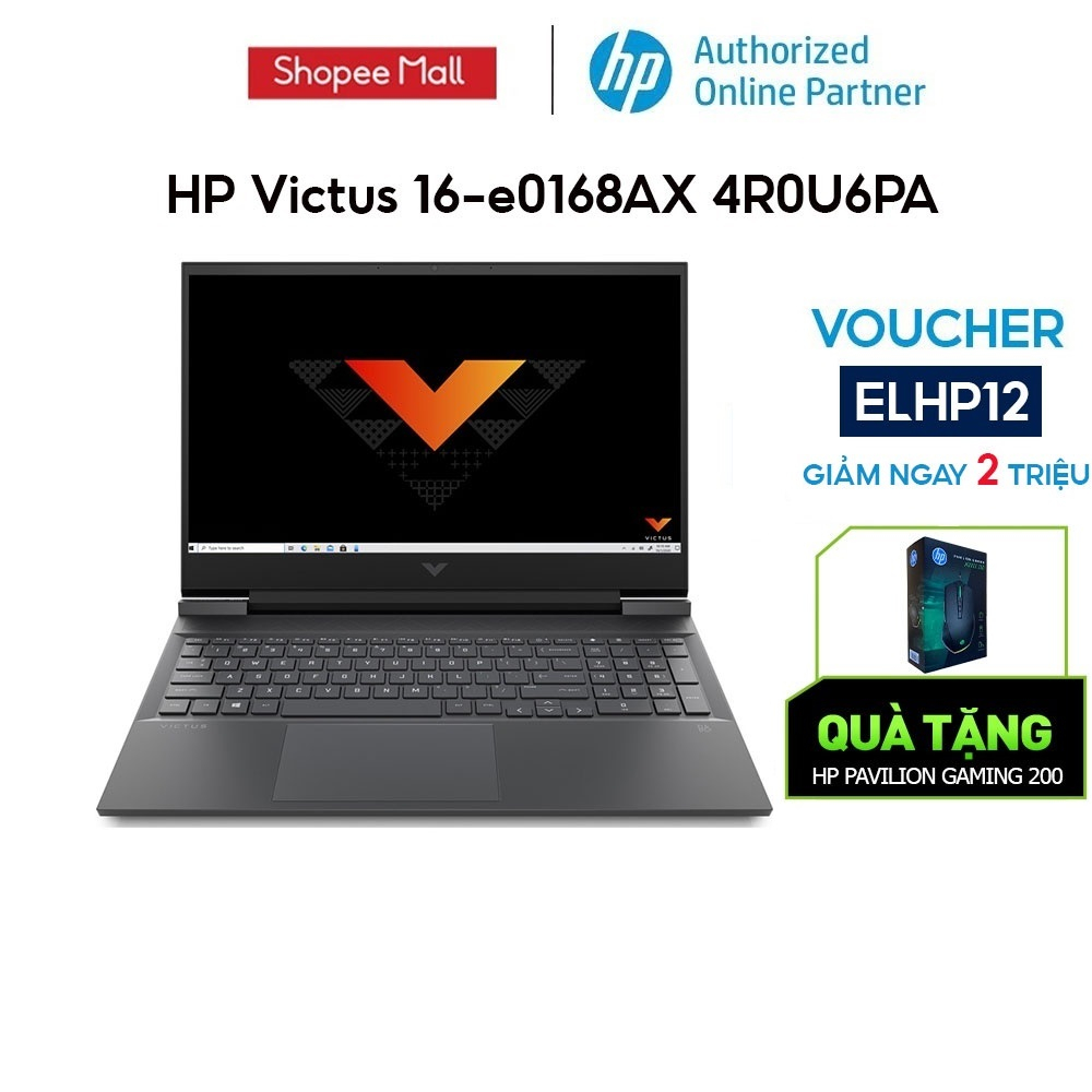 Laptop HP Victus 16-e0168AX 4R0U6PA R7-5800H | 8GB | 512GB |RTX™ 3050Ti 4GB | 144Hz W10