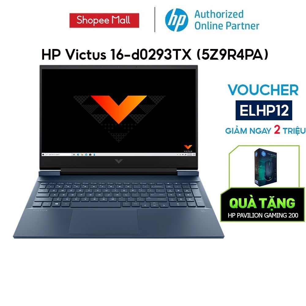 [Mã ELHP128 giảm 12% đơn 10TR] Laptop HP Victus 16-d0293TX 5Z9R4PA i5-11400H | 8GB | 512GB | GeForce RTX™ 3050Ti 4GB | BigBuy360 - bigbuy360.vn