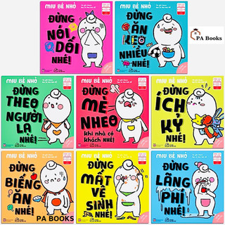 Sách ehon kỹ năng sống - miu bé nhỏ bộ dành cho trẻ 0-6 tuổi