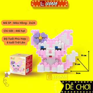 Lắp ráp lego mini bộ đồ chơi lego mô hình lắp ráp lego pokemon bearbrick - lắp ghép lego cho bé