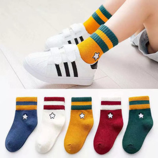 Set 5 đôi tất vớ cotton cho bé trai bé gái -tất vớ hoạt hình cho bé - Dumi Shop