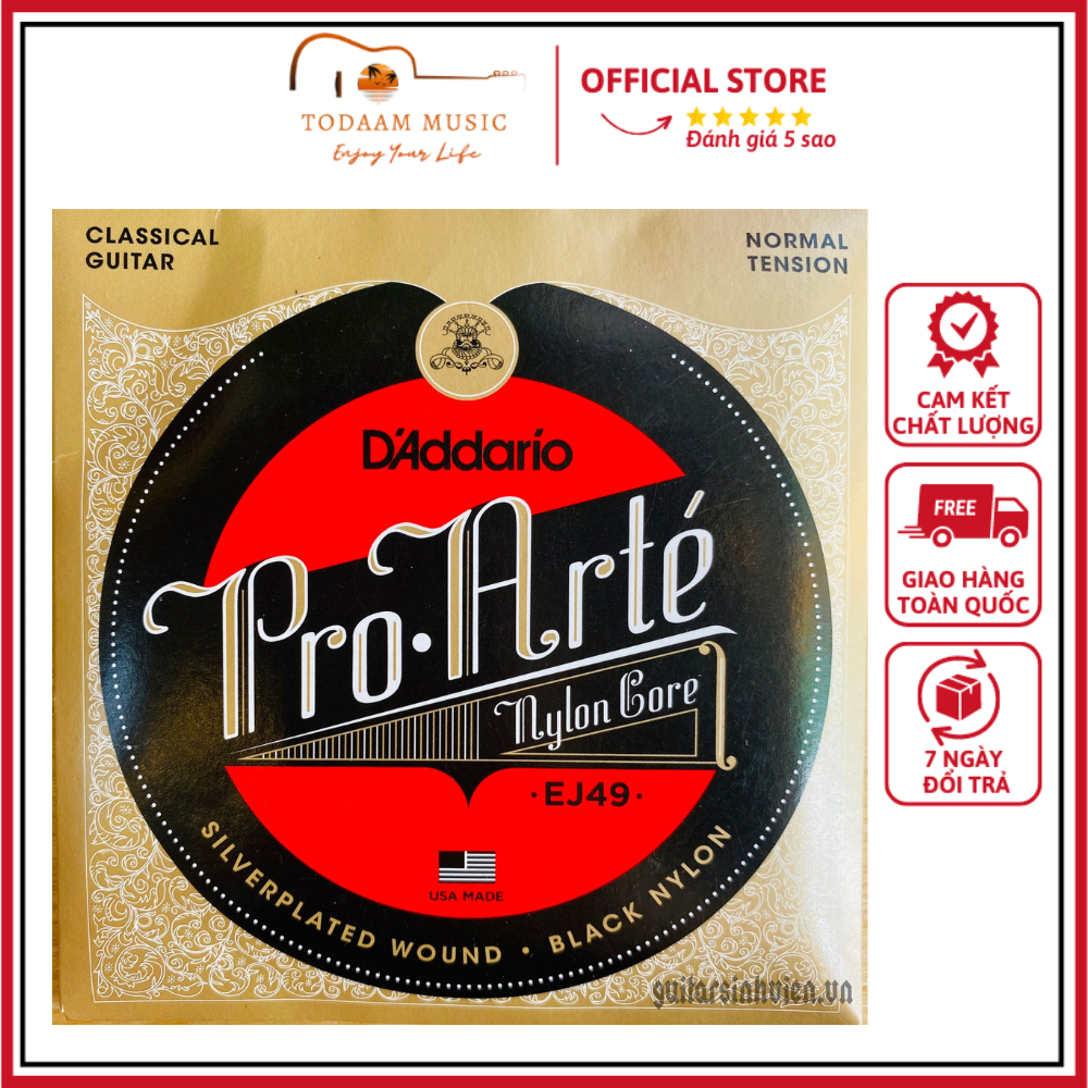 Dây đàn guitar classic D'Addario EJ49 thích hợp sinh viên, du ca đường phố