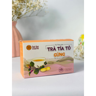 Trà túi lọc Tía tô – Gừng hà nội xưa