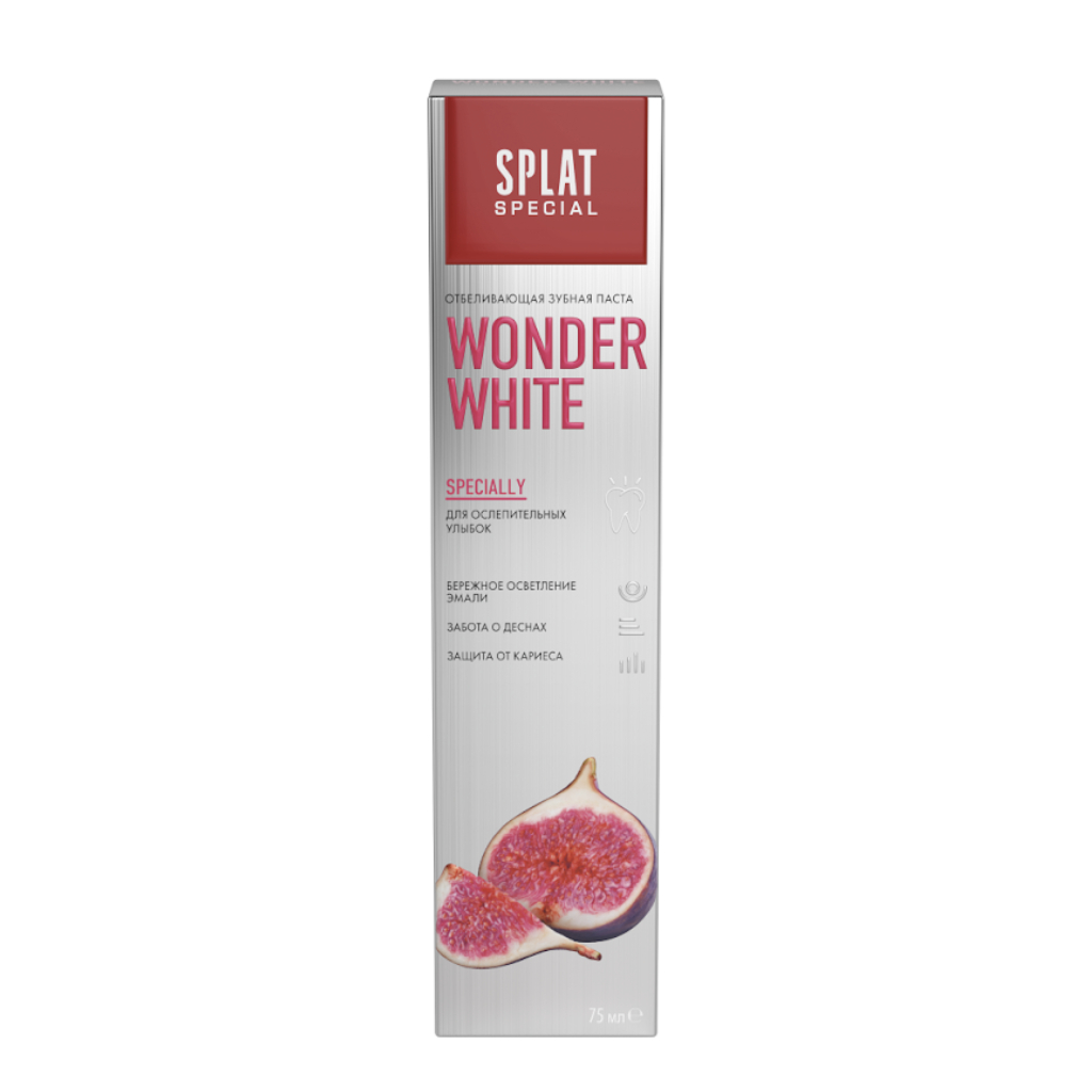 Kem Đánh Răng Làm Trắng Răng SPLAT Wonder White Special series Làm Trắng Nhanh Chóng, Bảo Vệ Nướu Khỏe Mạnh 75ml