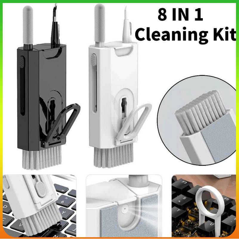 Chổi Quét Bụi 8 Trong 1 Bộ Vệ Sinh Tai Nghe Bluetooth Không Dây Dụng Cụ Vệ Sinh Bàn Phím Máy Tính Điện Thoại Đa Năng