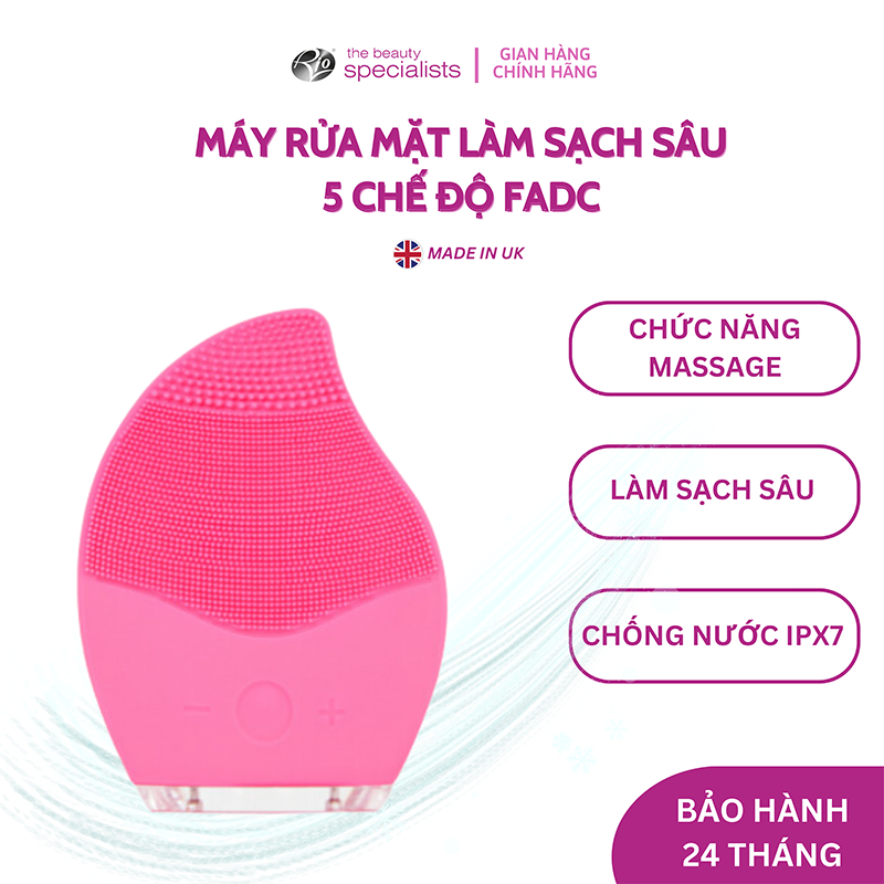 <Chính hãng UK>Máy rửa mặt massage làm sạch sâu RIO-FADC, bảo hành 2 năm