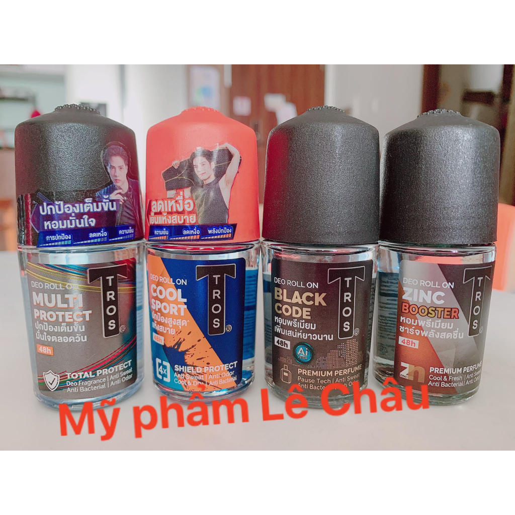 (Bill Thái) Lăn Khử Mùi Nam Nước Hoa Thơm Lâu , Ngăn Mồ Hôi Thái Lan TROS