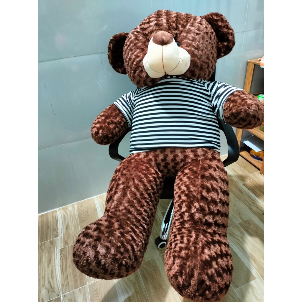 Gấu bông teddy khổ vải 1m4 Vải Cao Cấp k è m quà