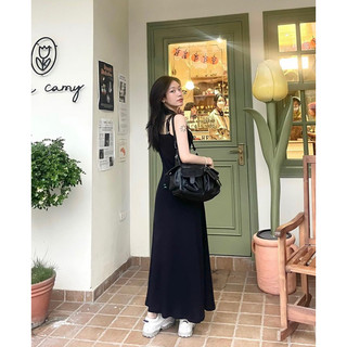 Milo dress 💕- Đầm Thun Hai Dây Suông Dài Hack Dáng Basic
