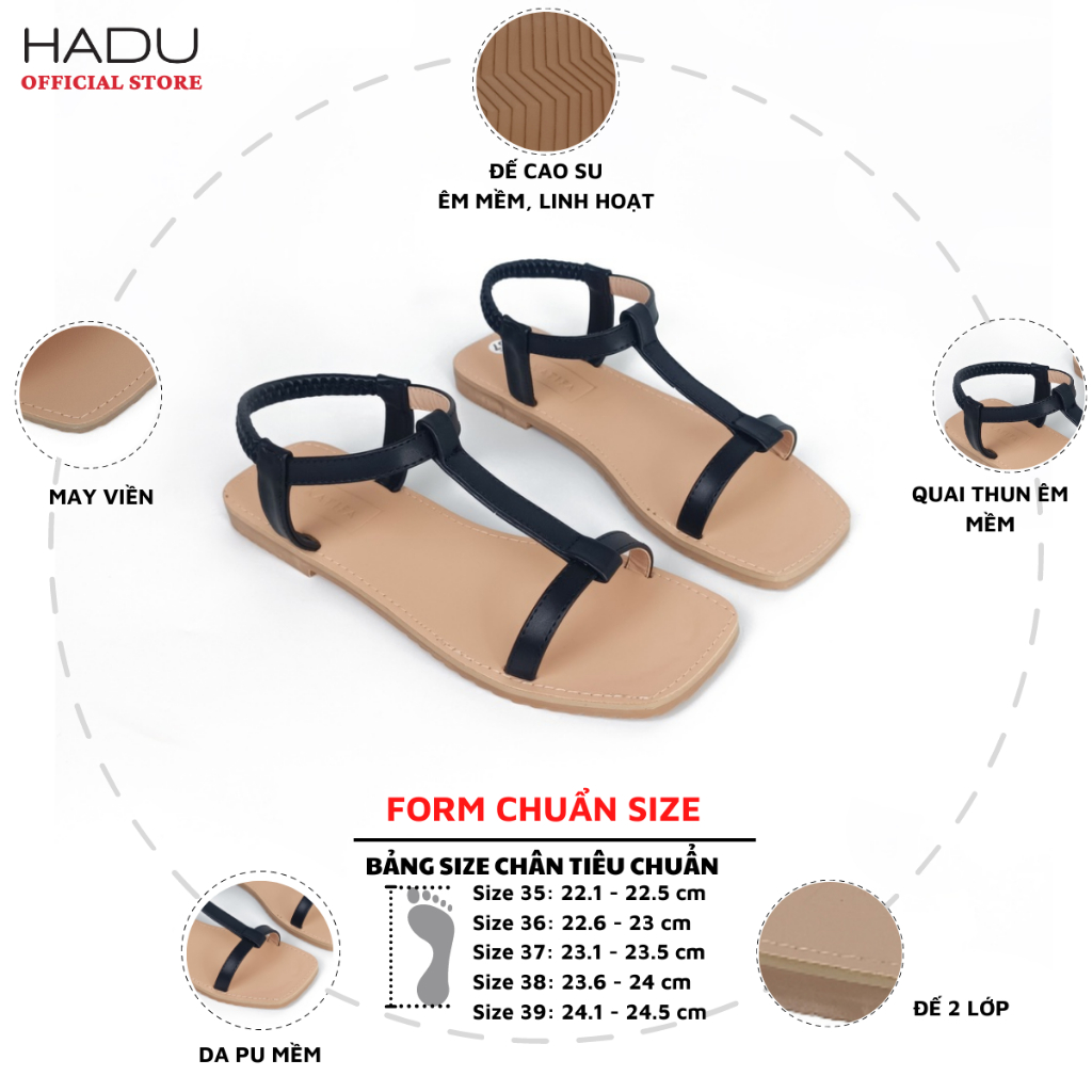 Sandal bệt nữ quai chữ T KATIFA K002S