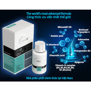 [Minoxidil 5% Follics FR05] Lotion ngăn rụng hói và thúc đẩy mọc tóc chuyên sâu cho nam