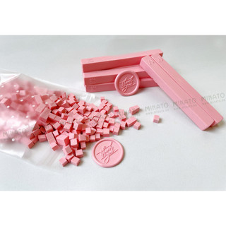 Màu hồng pastel - wax sealing - sáp niêm phong thiệp mời