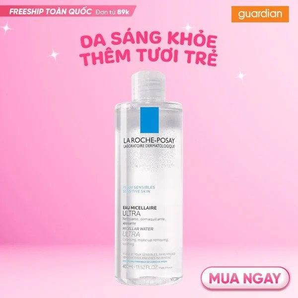 Nước tẩy trang La Roche Posay Purifying Micellar Water 400ml (mart)