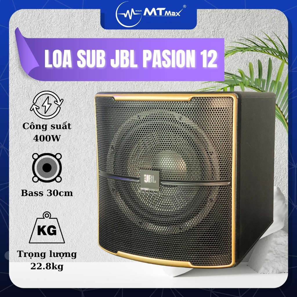 Loa 3 Tấc Pasion 12 – Bass 30cm, Công Suất 400W. Thiết kế để mang lại âm thanh chất lượng cao và sống động cho không gia
