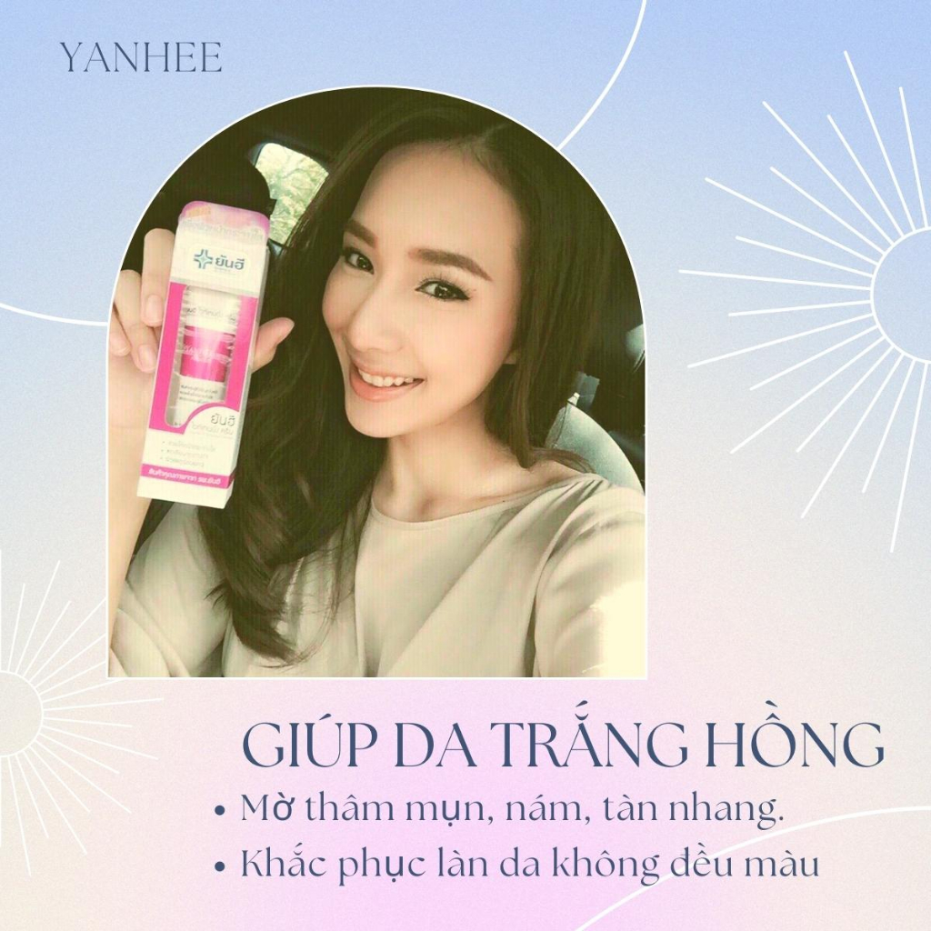 Kem trắng da Yanhee Whitening Cream giúp da trắng hồng, kích thích tái tạo da mới 20g