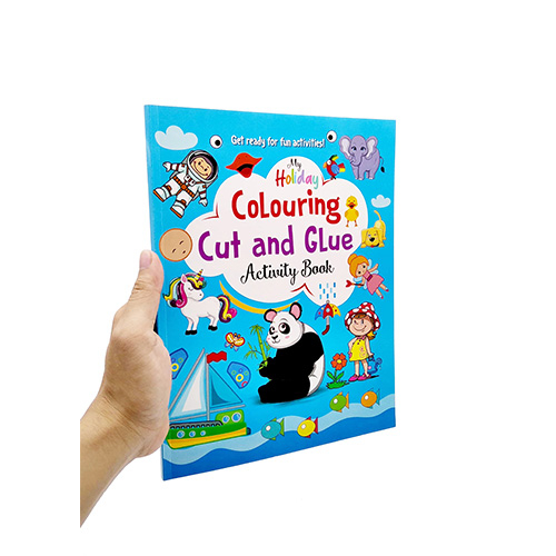 My Holiday: Colouring Cut And Glue