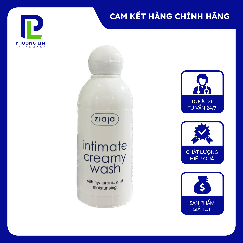 Dung Dịch Vệ Sinh Intimate Ba Lan chính hãng, Dưỡng Ẩm, Khử Mùi, Cân bằng PH dành cho phụ nữ (lọ 200ml)