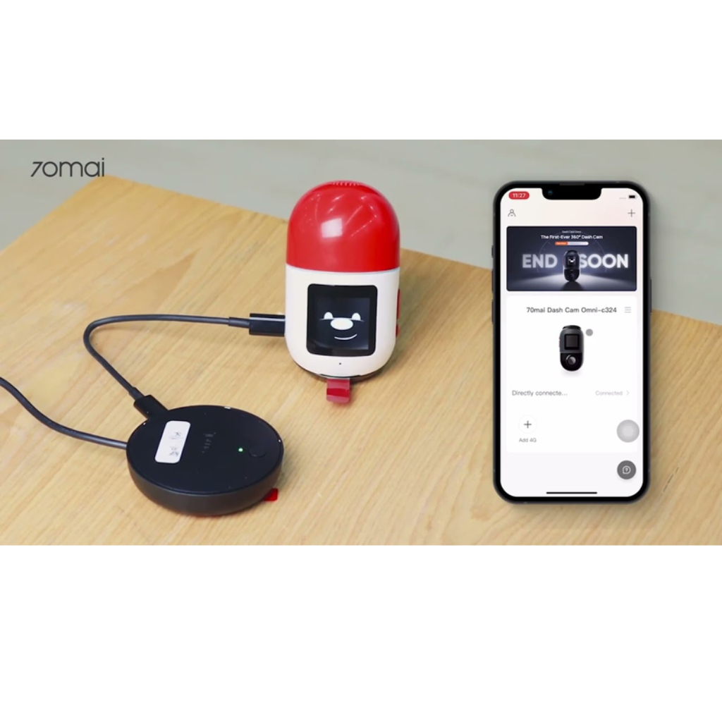 Bộ Kit 4G Cho Camera Hành Trình 70mai OMNI Hardwire Kit UP04 - Bộ Kit Rời Cho Camera Omni 360 Độ x200