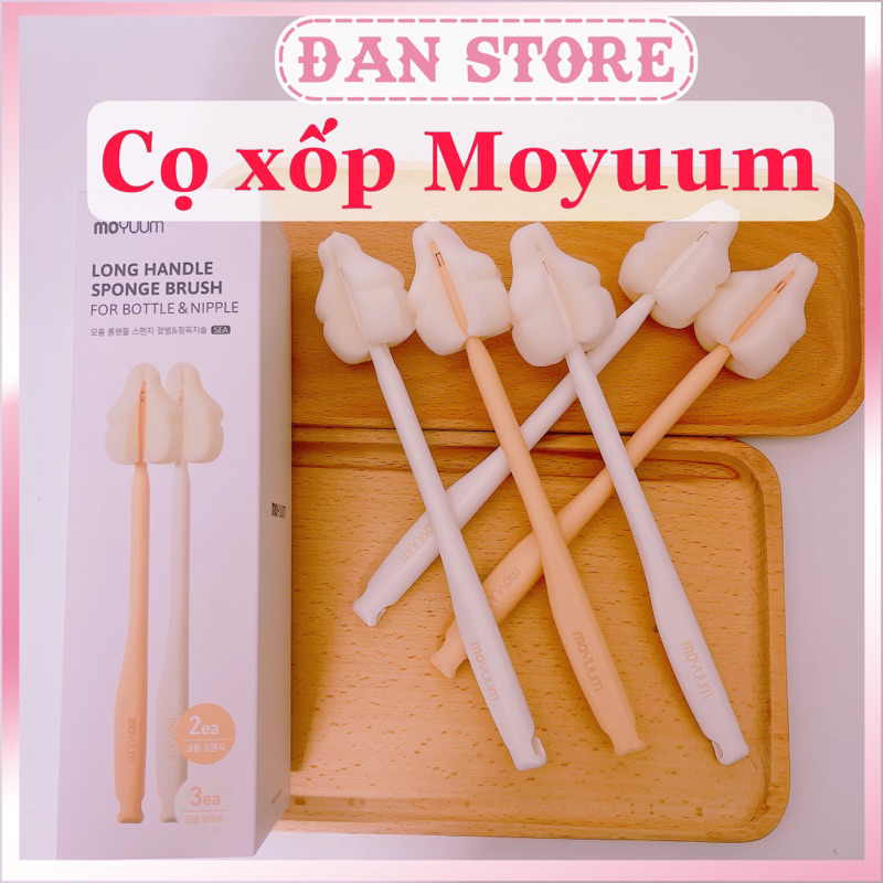 Cọ Moyuum bằng mút xốp rửa bình sữa, Cọ rửa bình sữa Moyuum bằng mút xốp Hàn Quốc