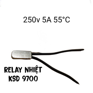 Relay nhiệt độ ksd9700 250v 5a 55 độ c,cầu chì nhiệt