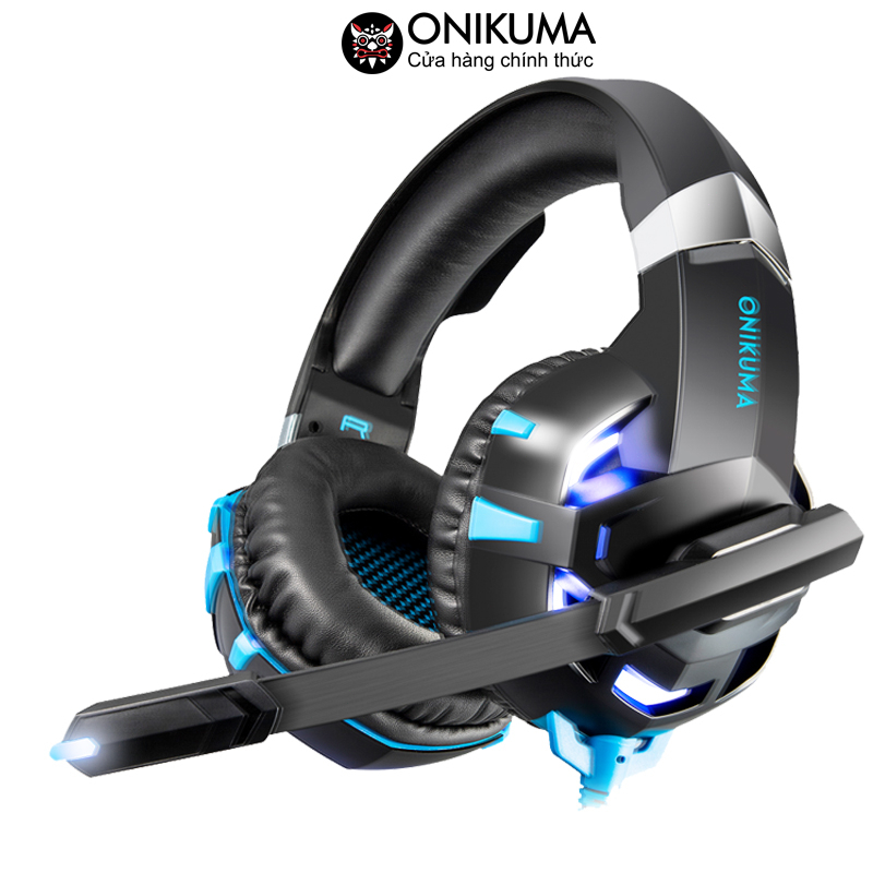 Tai nghe chơi game chụp tai có dây ONIKUMA K2 PRO có Mic có Đèn RGB/ LED, cho Máy tính/ PC/ Laptop - Gaming Headphones