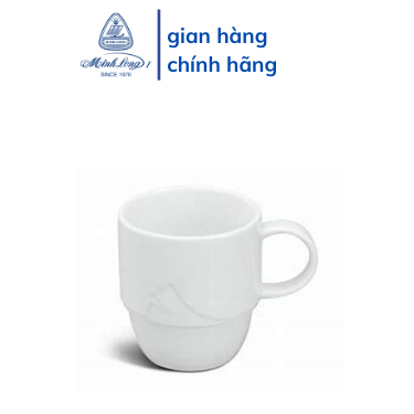 [GIÁ ƯU ĐÃI] Ca Trà Sứ Minh Long 0.25 L - Loa Kèn - Trắng Ngà