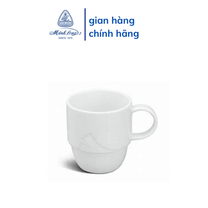 [GIÁ ƯU ĐÃI] Ca Trà Sứ Minh Long 0.25 L - Loa Kèn - Trắng Ngà