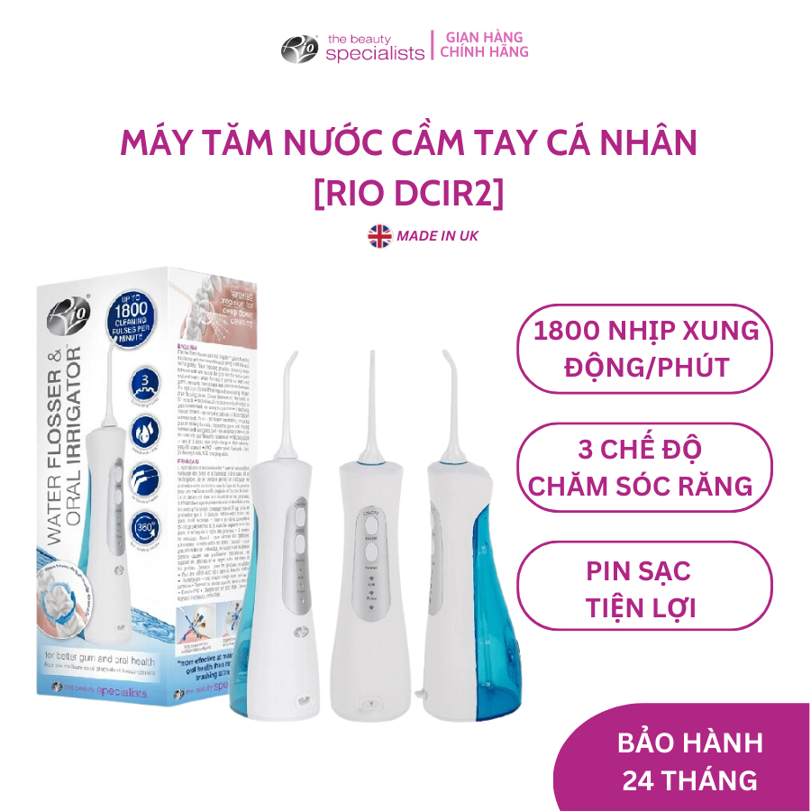 Máy tăm nước du lịch RIO DCIR2