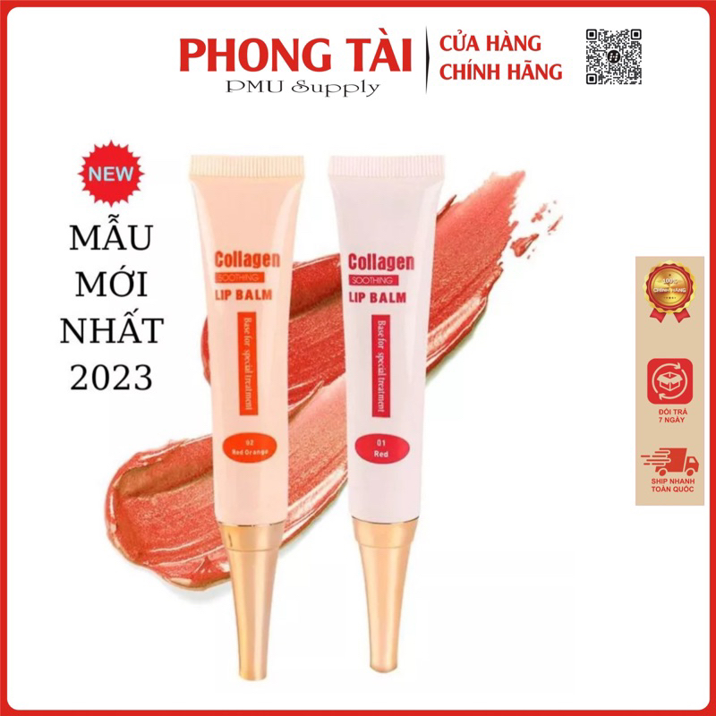 Dưỡng kích màu môi Collagen Mỹ 15g