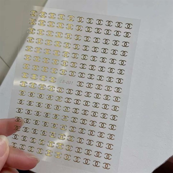STICKER CB001 VÀNG /  BẠC
