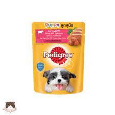 12 gói sốt CHÓ CON pedigree 80gr